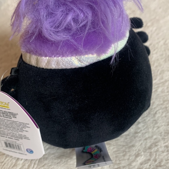 NWT Squishmallows Bella Squishmallows Spider Black Red Purple - Picture 4 of 6